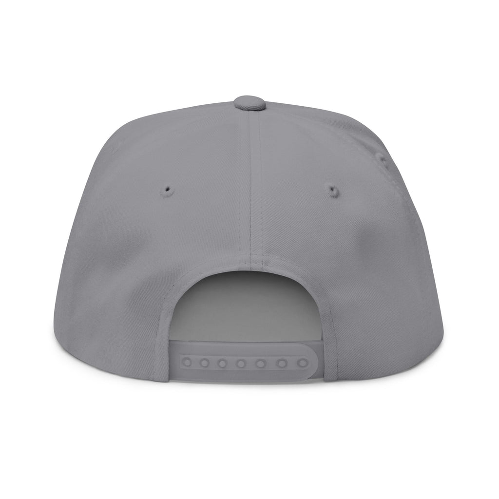 Flat Bill Cap — "Zero Filter Fashion" Embroidered Streetwear Snapback
