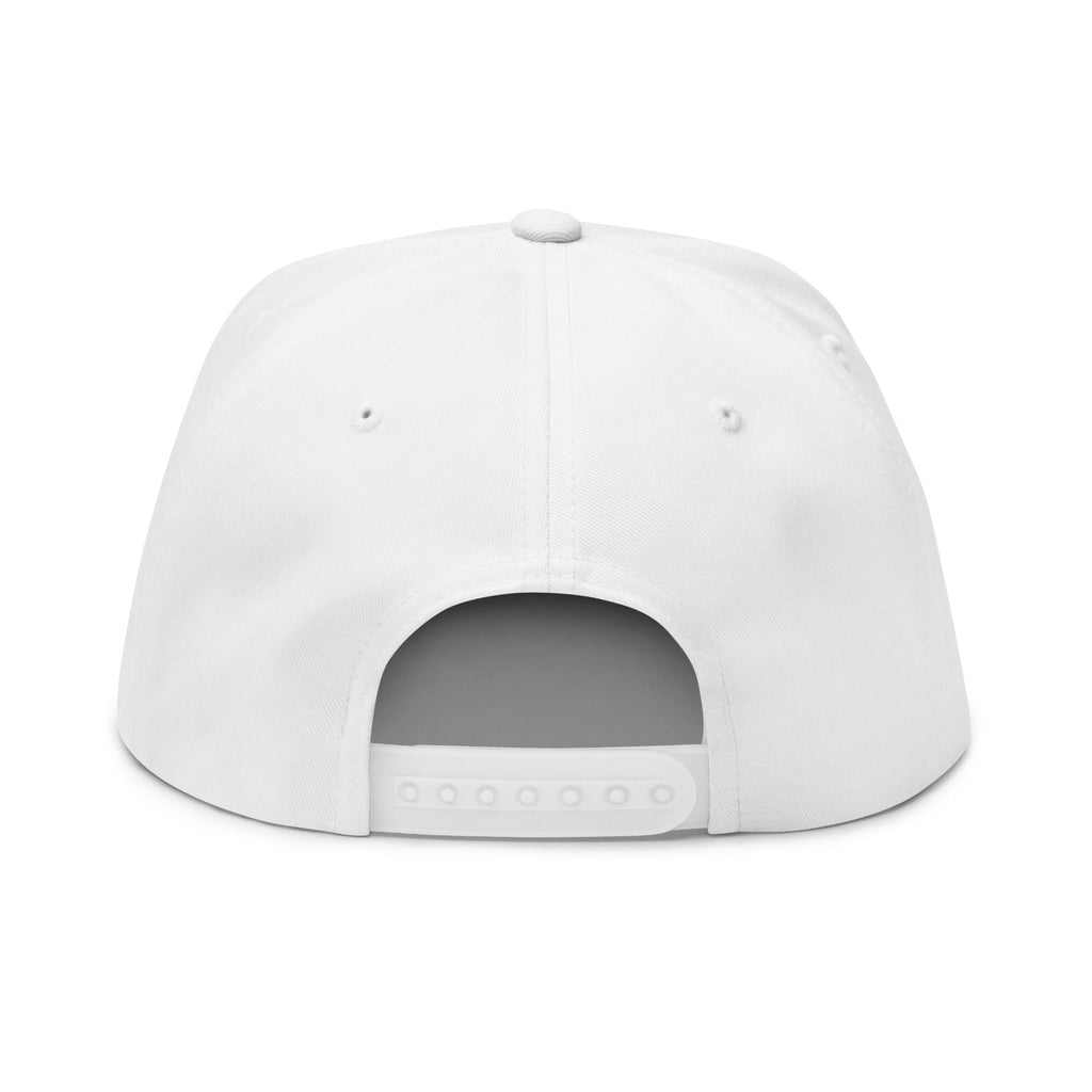 Flat Bill Cap — "Zero Filter Fashion" Embroidered Streetwear Snapback