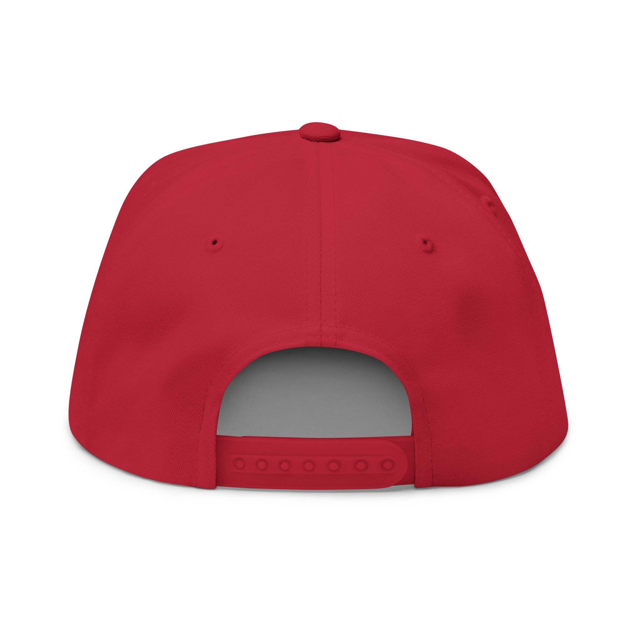 Flat Bill Cap — "Zero Filter Fashion" Embroidered Streetwear Snapback